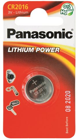 Baterija PANASONIC CR-2016EL/1B male litijske