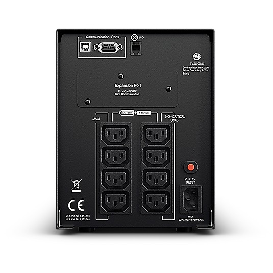UPS CYBERPOWER PR1500ELCD (izlazna snaga 1350 W, tehnologija Line interactive AVR, izlazni napon 230 V)-4