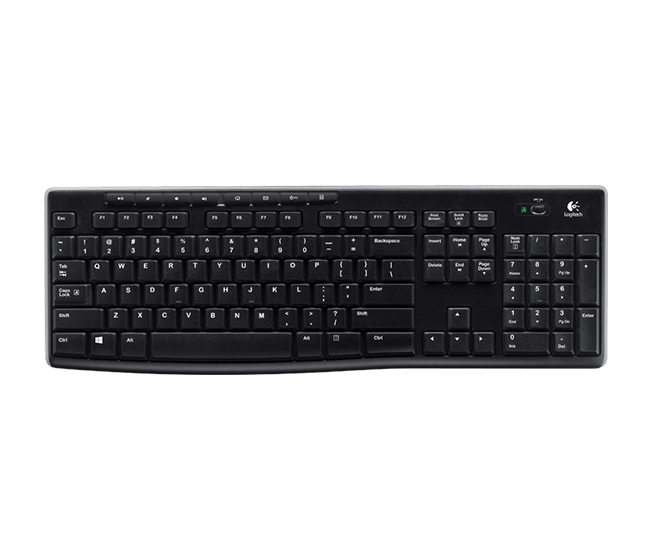 Tipkovnica LOGITECH K270 (bežična, Unifying prijemnik, HR tipkovnica, crna boja)-4