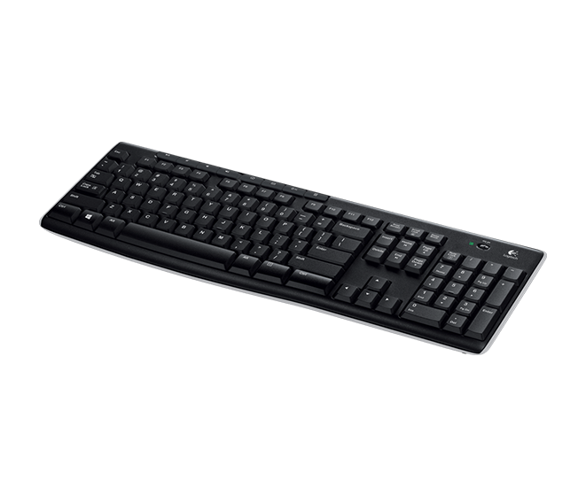 Tipkovnica LOGITECH K270 (bežična, Unifying prijemnik, HR tipkovnica, crna boja)-5