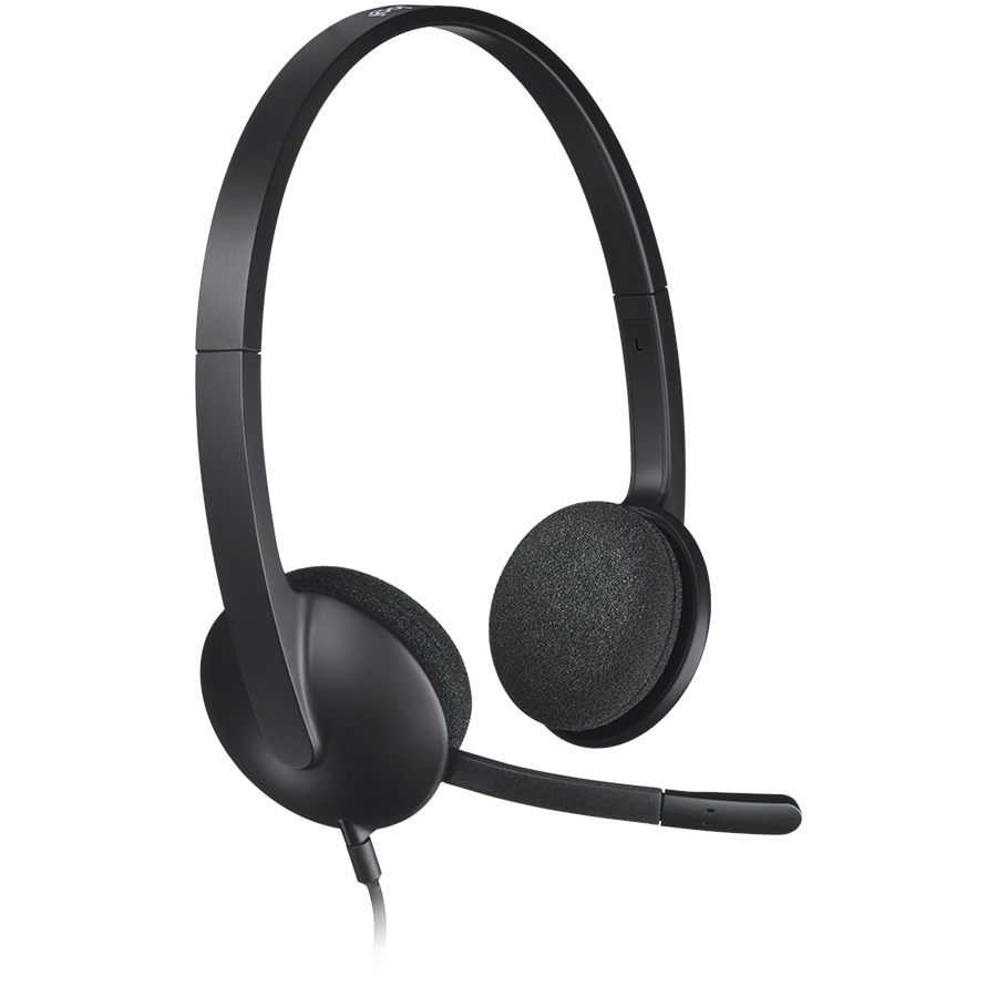 Slušalice s mikrofonom LOGITECH USB Headset H340-3