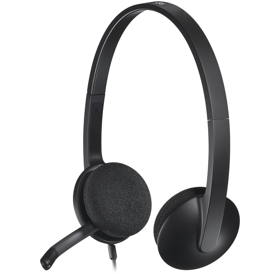 Slušalice s mikrofonom LOGITECH USB Headset H340-4