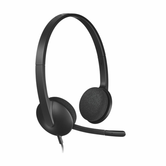 Slušalice s mikrofonom LOGITECH USB Headset H340-12