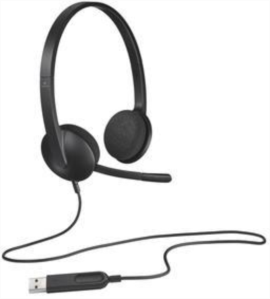 Slušalice s mikrofonom LOGITECH USB Headset H340-9