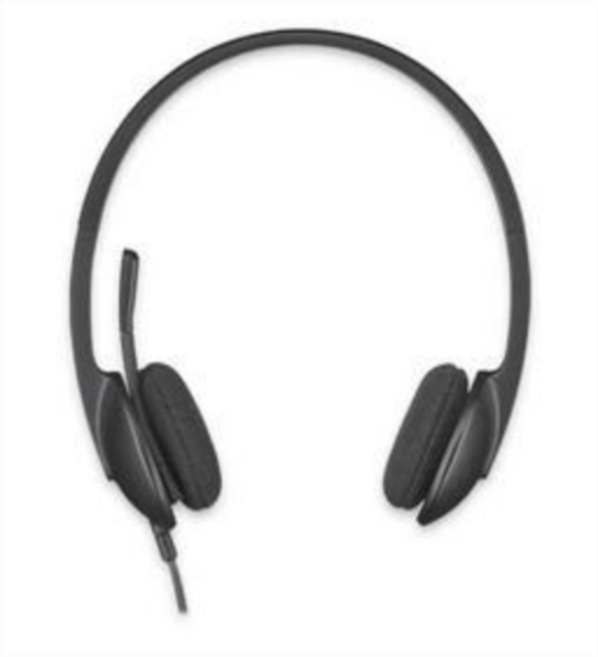 Slušalice s mikrofonom LOGITECH USB Headset H340-5