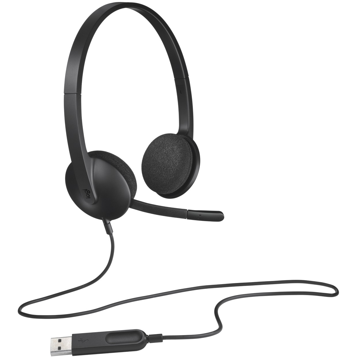 Slušalice s mikrofonom LOGITECH USB Headset H340-18