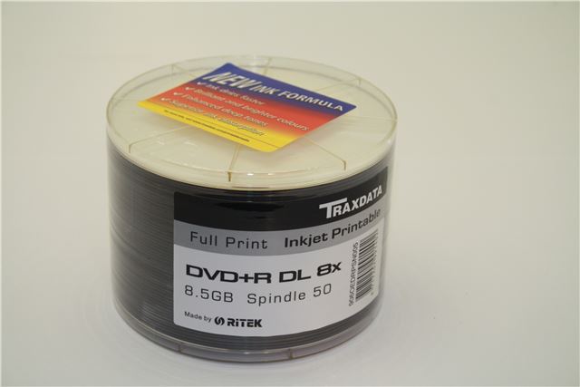 TRAXDATA OPTIČKI MEDIJ DVD+R 8X DUAL LAYER SPINDLE 50 PRINTABLE-0