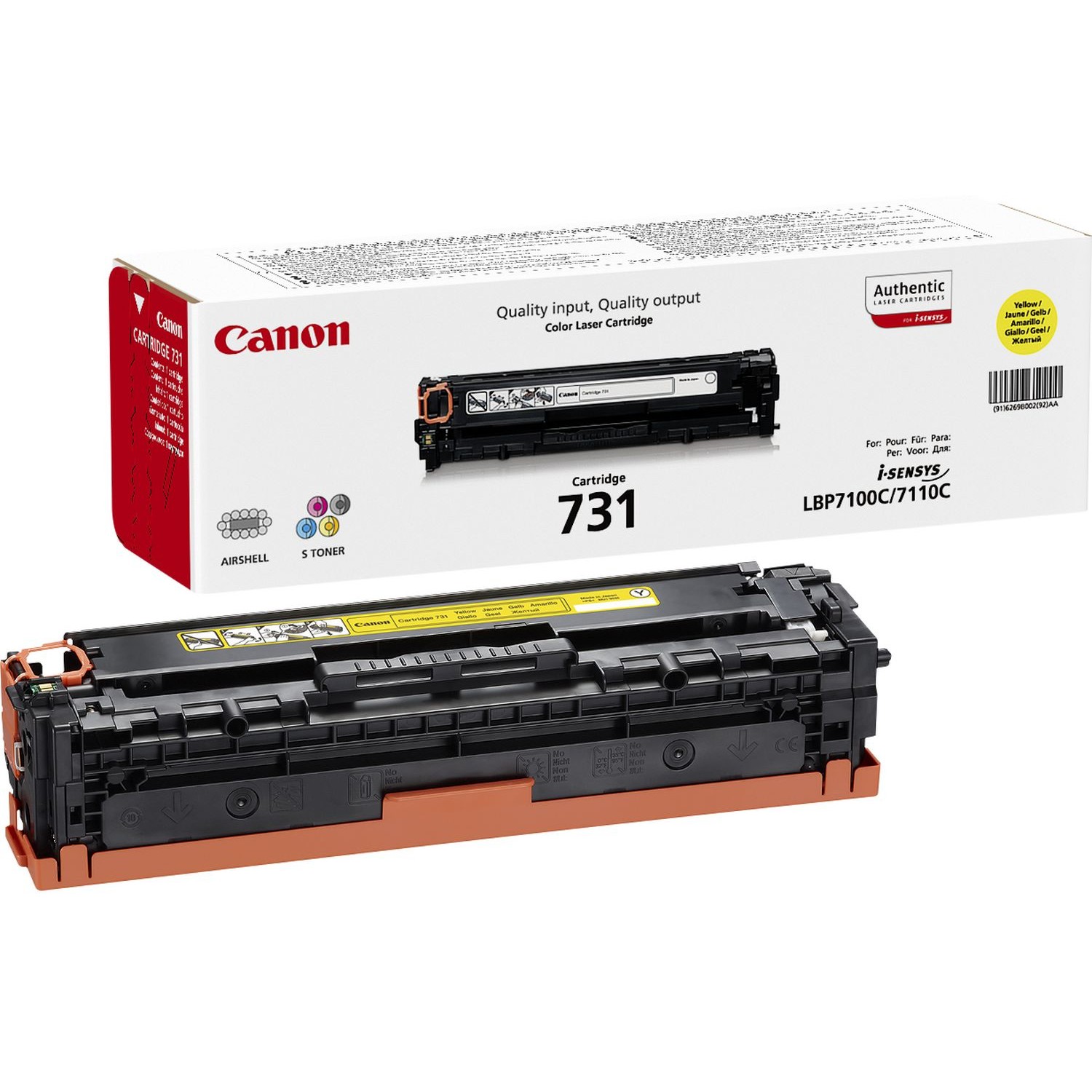 Toner Canon CRG-731Y-4