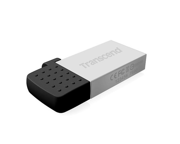 USB memorija TRANSCEND JetFlash 380S (32gb, usb 2.0, micro usb, srebrna)-0
