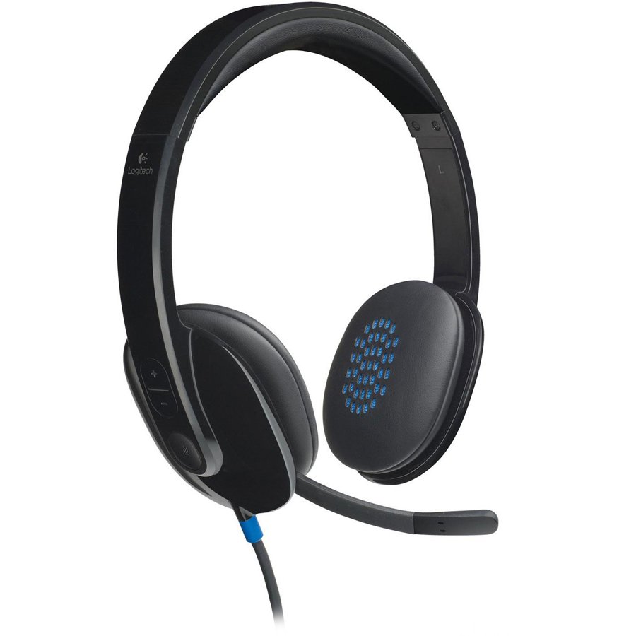 Slušalice s mikrofonom LOGITECH H540, USB-2