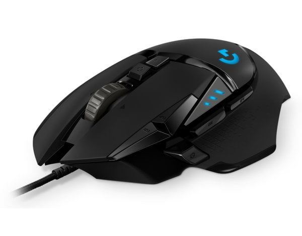 Miš LOGITECH Gaming G502 Hero, žični, crna boja, 11 programabilnih tipki, RGB osvjetljenje, DPI 200-16.000