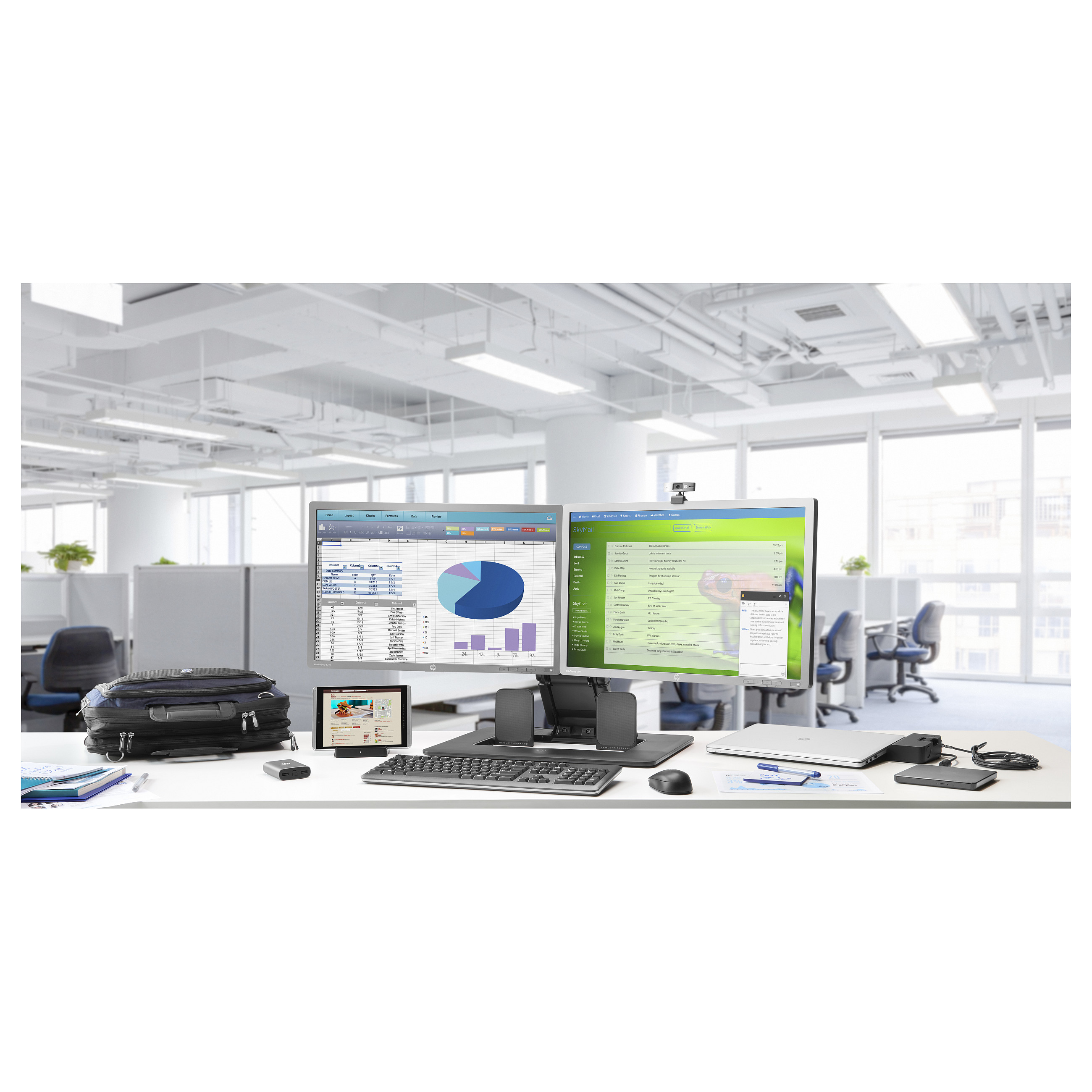 HP USB External DVDRW Drive, F2B56AA-6