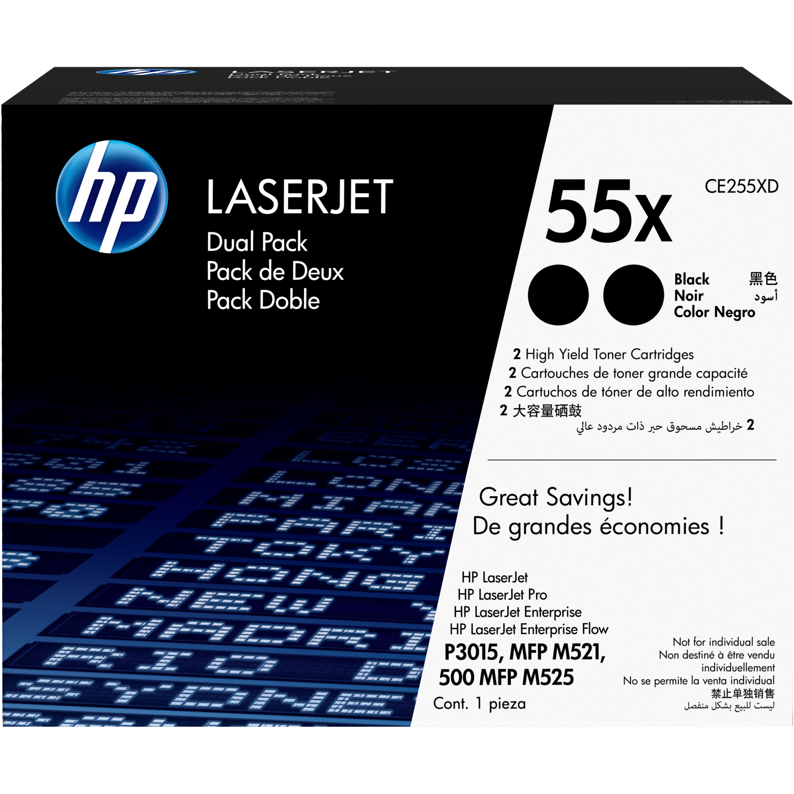Toner HP CE255XD (crni, 12500 str)-1