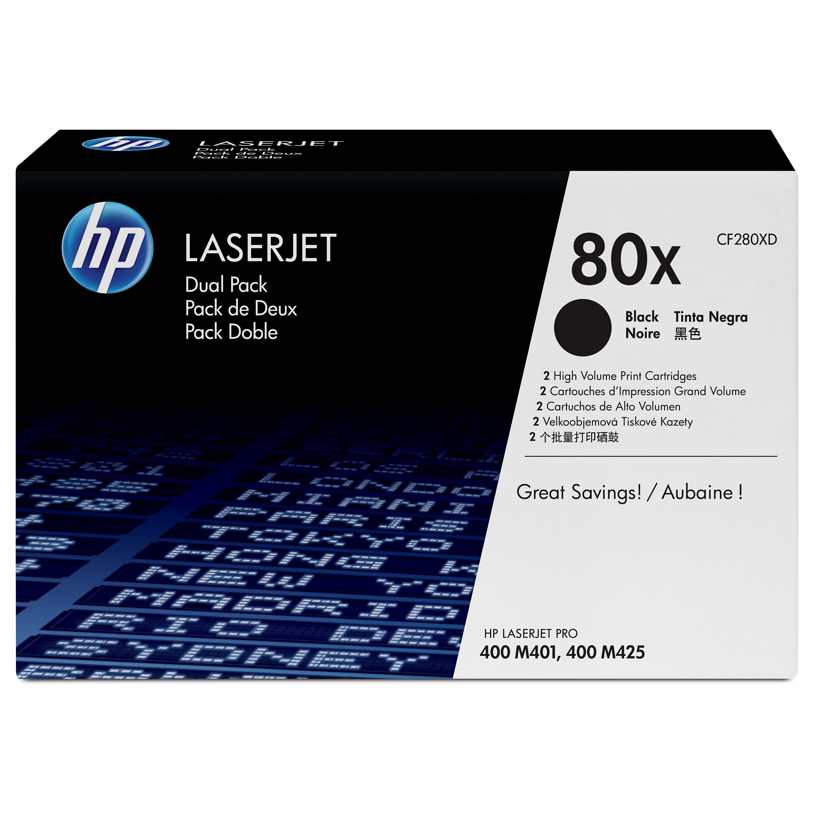 Toner HP CF280XD (crni, dvostruko pakiranje, 6800 str)-0