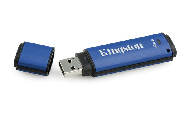 USB memorija KINGSTON DataTraveler VP30 (DTVP30) (4gb, usb 3.0, encrypted, plava)