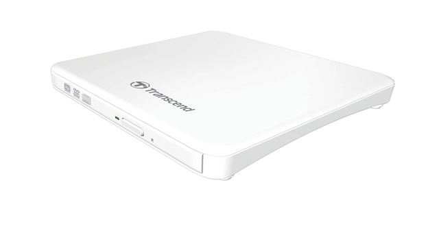 Eksterni optički uređaj TRANSCEND 8X DVD Writer (usb 2.0, pisanje dvd-r 8x, dvd-rw 6x, dvd+rw 8x, cd-r 24x, čitanje dvd-rom 8x, bijela)-0