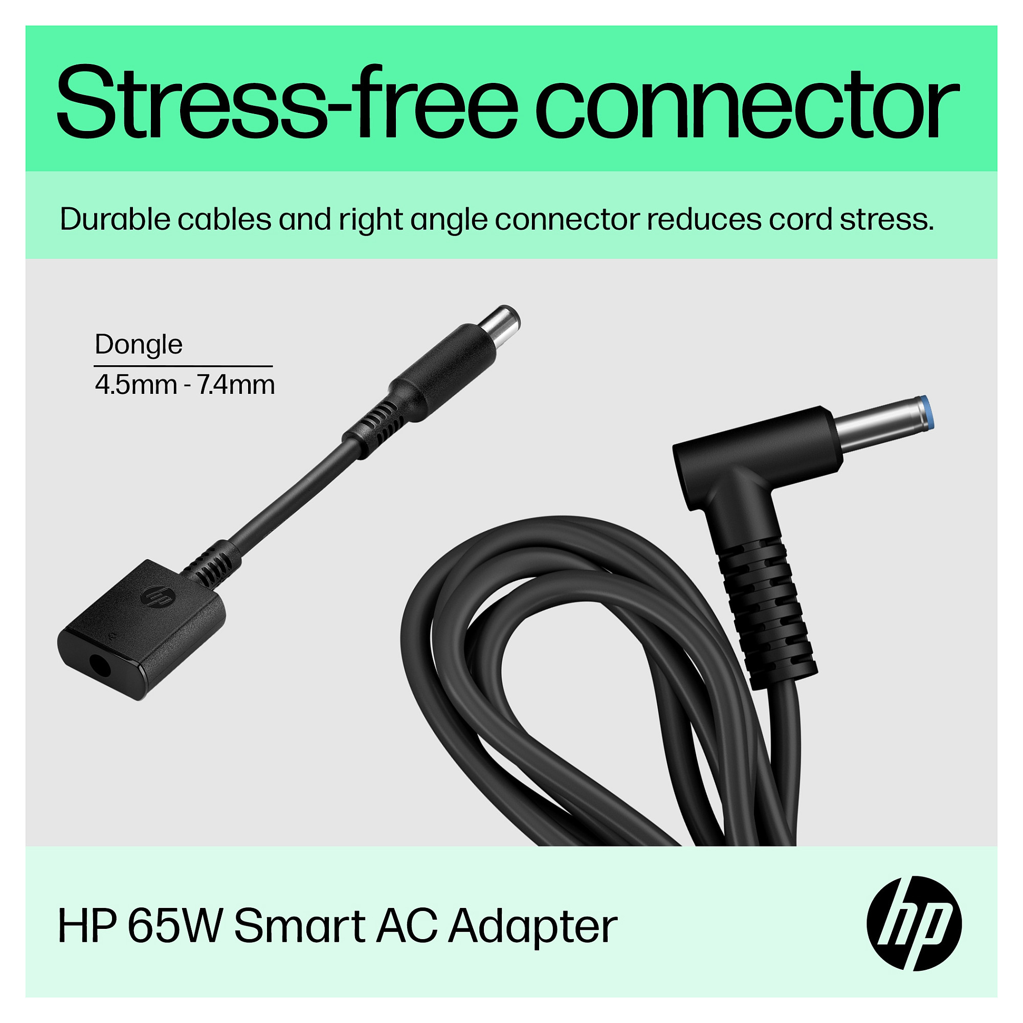 HP 65W Smart AC Adapter H6Y89AA-7