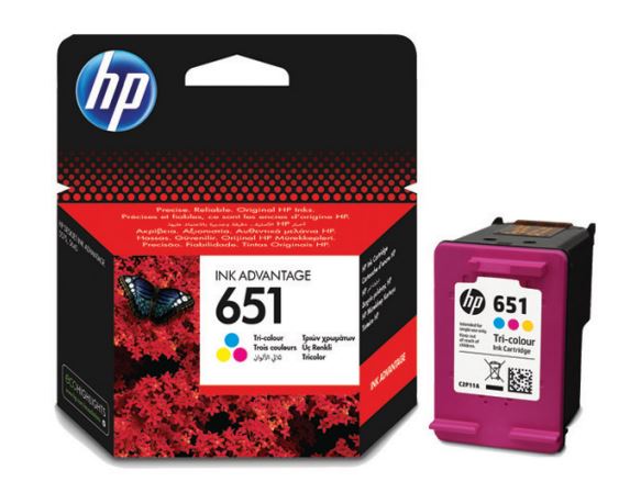 C2P11AE HP tinta, No.651, trobojna