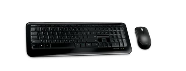Set tipkovnica i miš MICROSOFT Wireless Desktop 850 (bežični, usb, 1000 dpi, aes, crna)-0