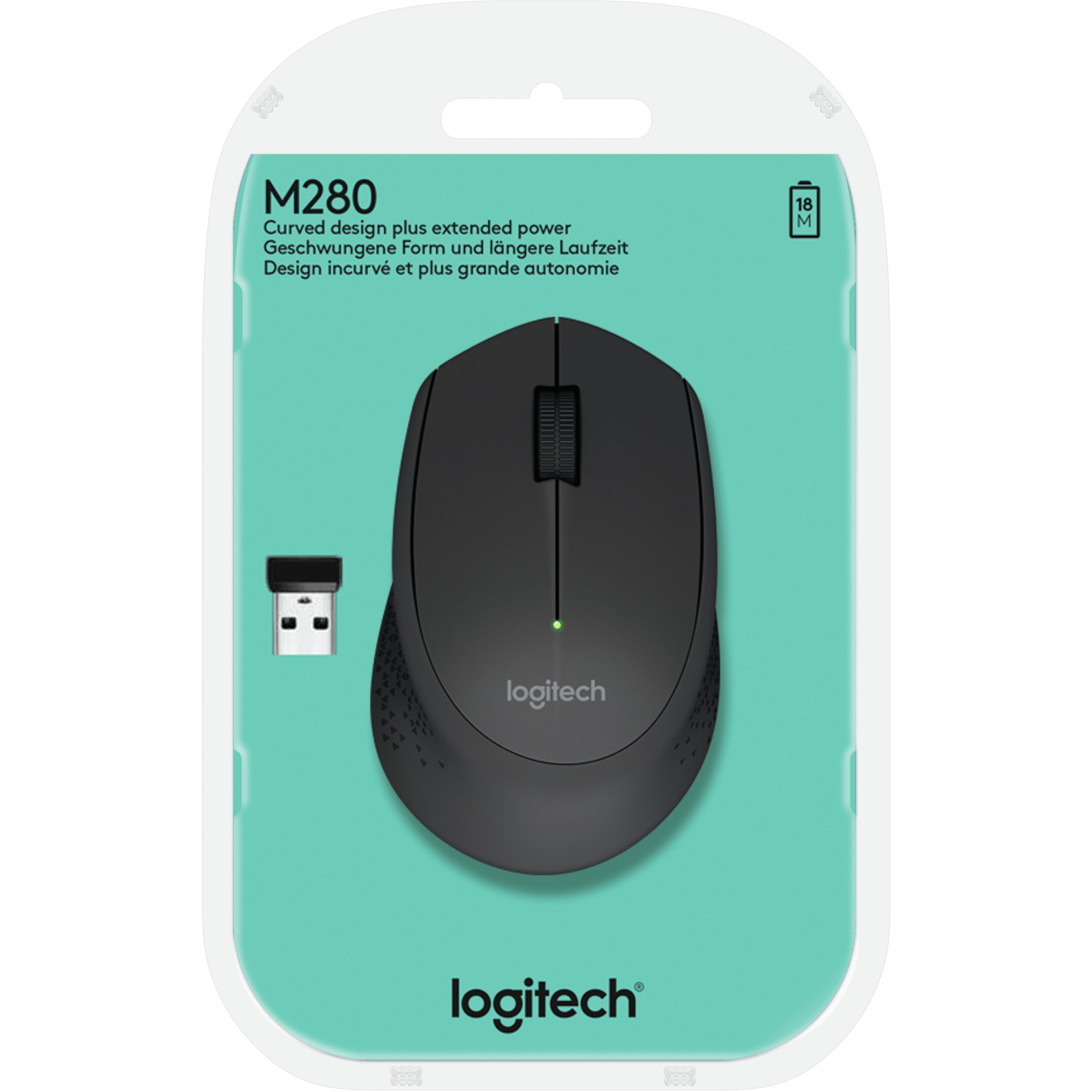 Miš LOGITECH M280 (crni, bežični)-14