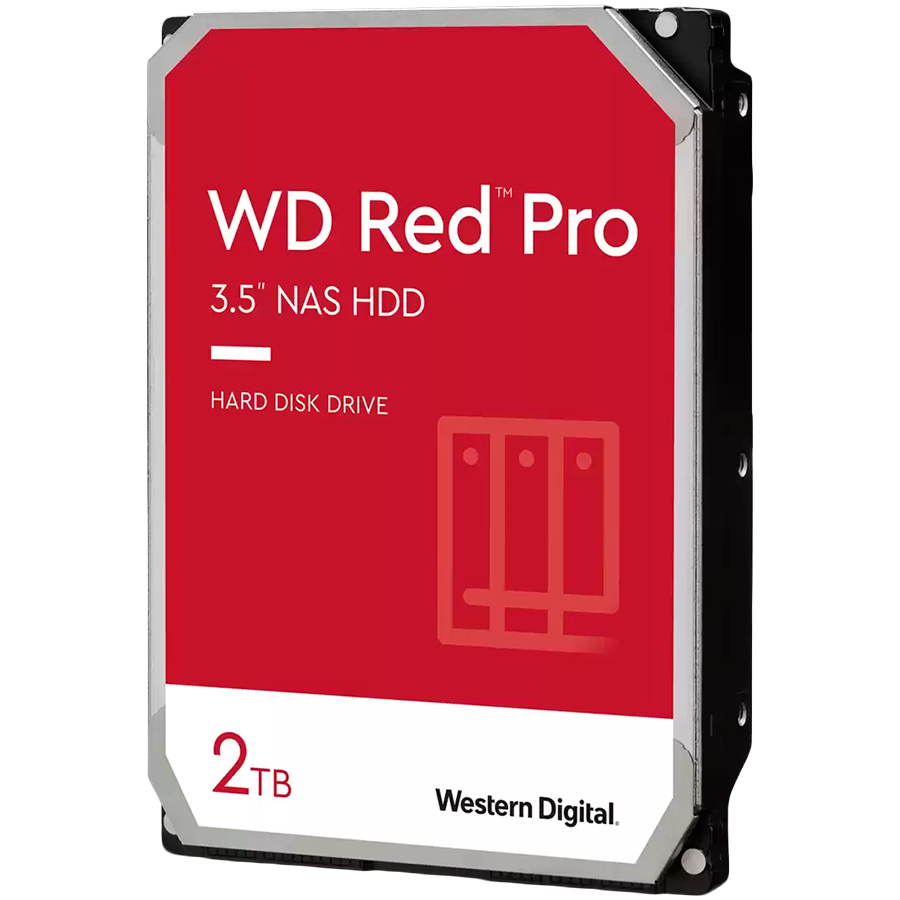 HDD Desktop WD Red Pro (3.5, 2TB, 64MB, 7200 RPM, SATA 6 Gb/s)-1