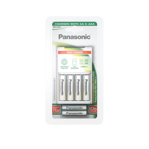 Punjač baterija PANASONIC K-KJ51MGD42E + baterije 4xAA+2xAAA-0