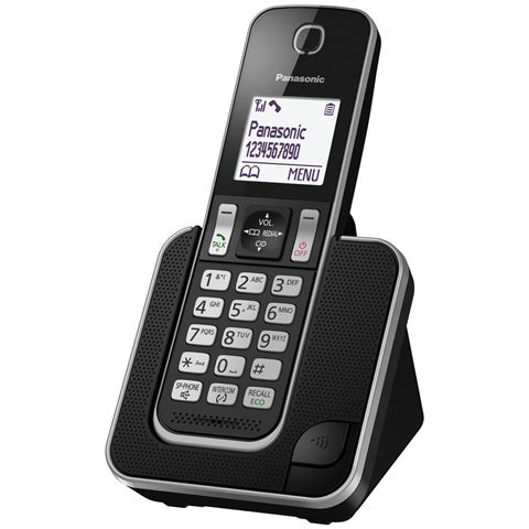 Bežični telefon PANASONIC KX-TGD310FXB crni-0