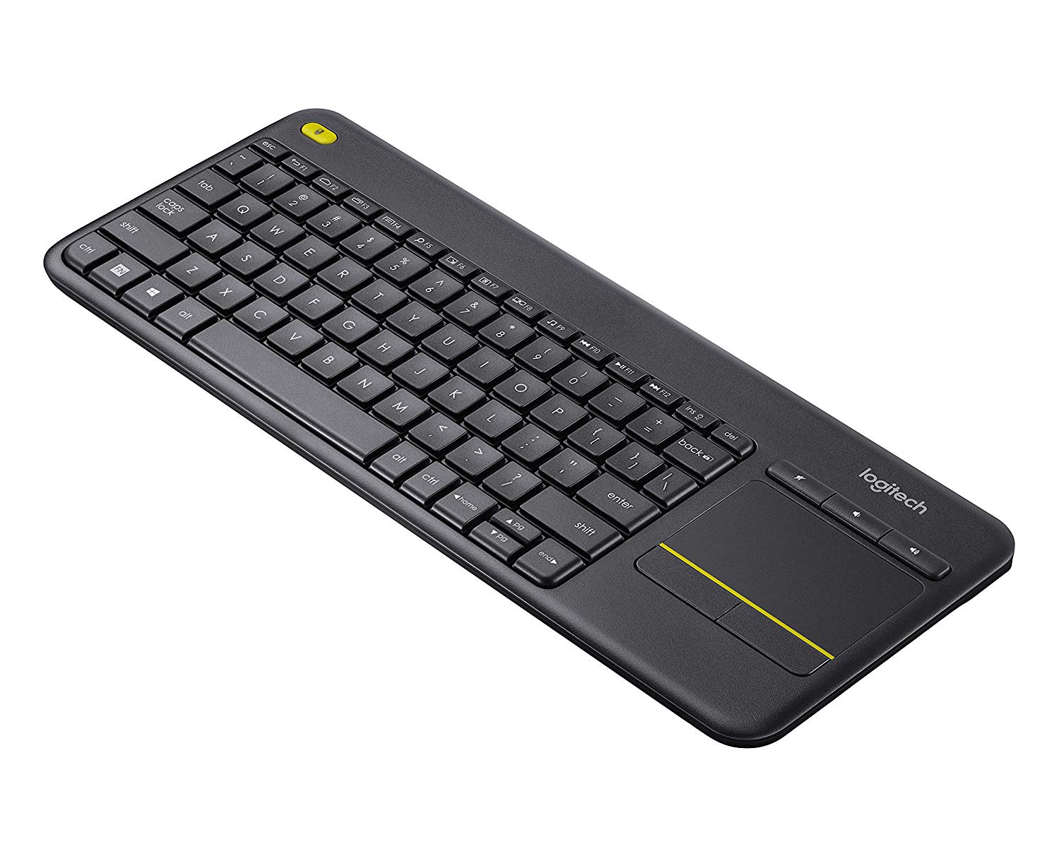 Tipkovnica LOGITECH K400+ touchpad (bežična, membranska crna)-4