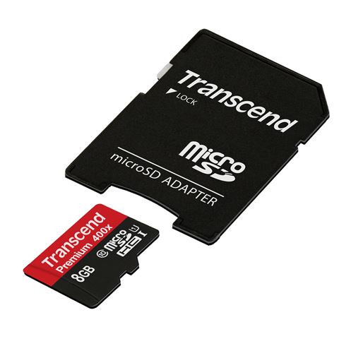 Memorijska kartica TRANSCEND SD MICRO 8GB HC Class 10 (micro sdhc, kapacitet 8192 MB, brzina čitanja 60MB/s, brzina pisanja 45MB/s)-0