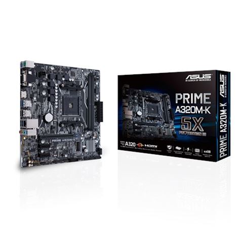 Matična ploča ASUS PRIME A320M-K AM4, AMD A320, DDR4, mATX-0