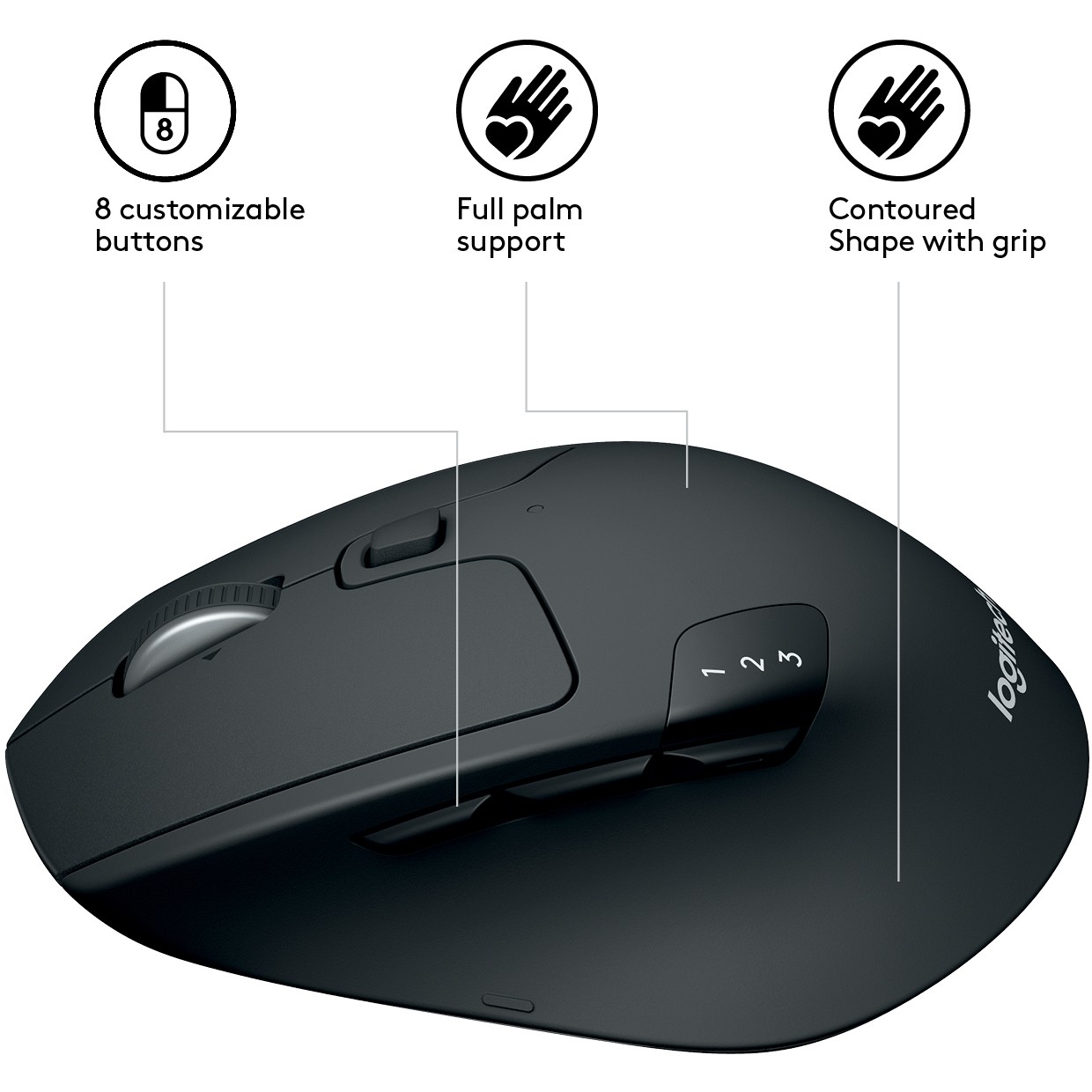 Miš LOGITECH M720 Triathlon (bluetooth, bežični)-9