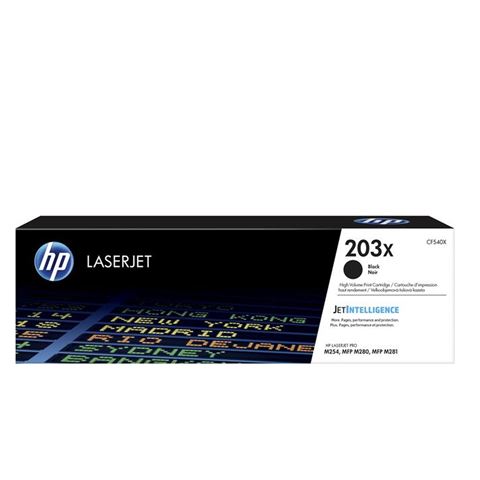CF540X HP toner, No.203X, 2300 str crna