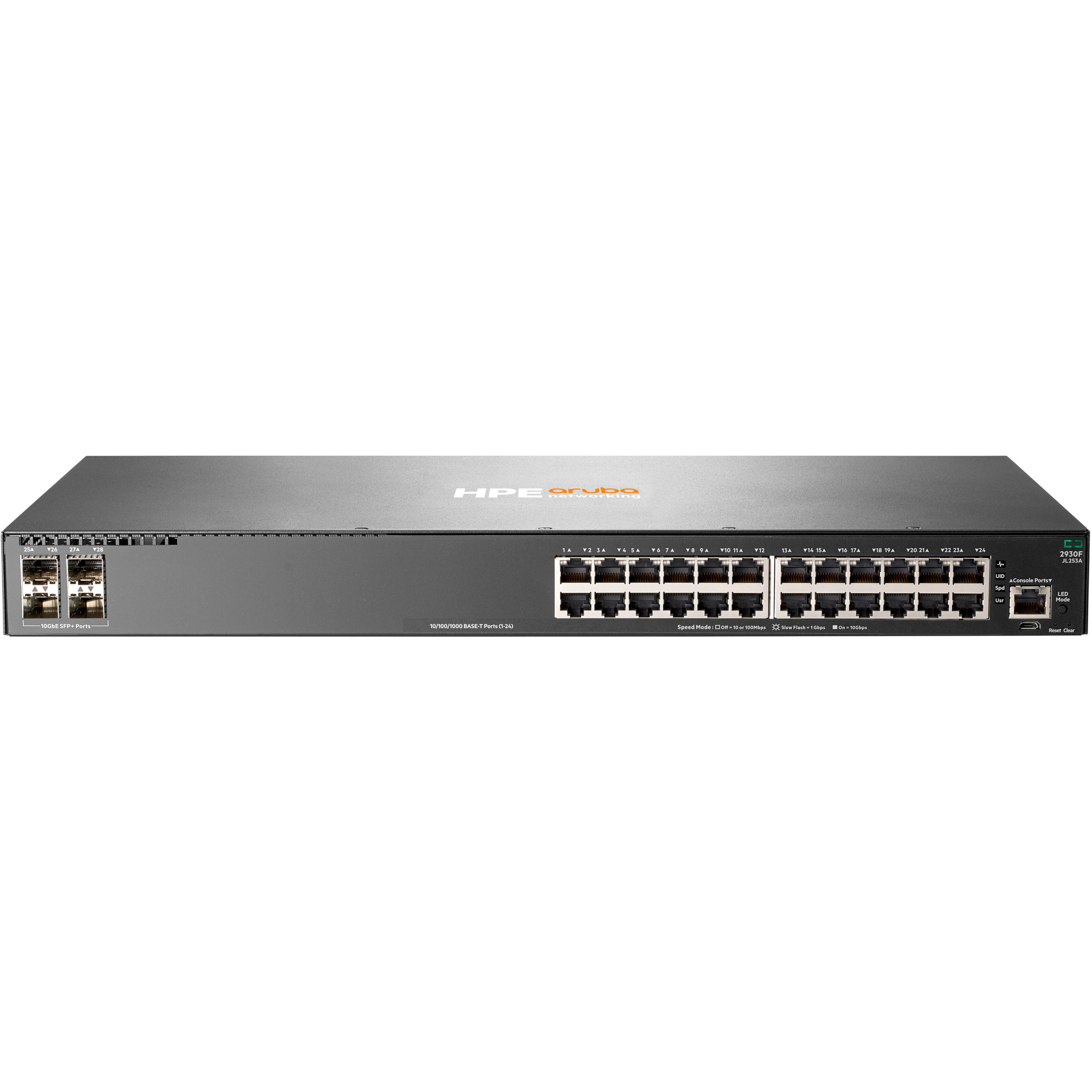 Prekidač ARUBA 2930F 24G 4SFP (rackmount, 24 priključaka, upravljano, sloj 3)-1