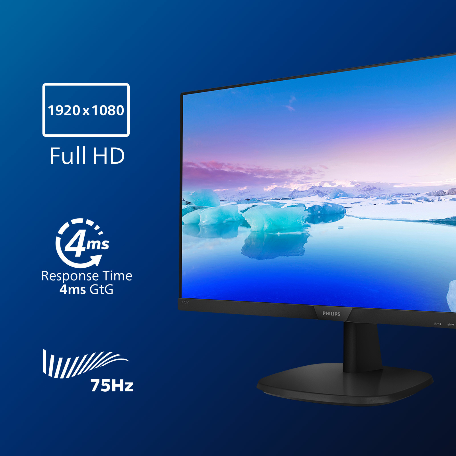 Monitor PHILIPS 273V7QJAB 27" IPS 75Hz-10