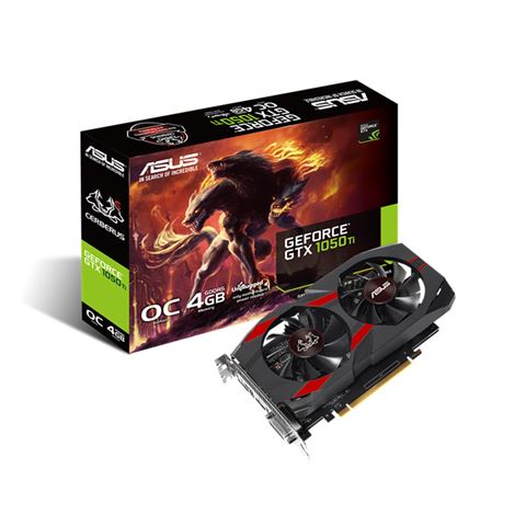Grafička kartica ASUS VGA CERBERUS-GTX1050Ti-O4G (4096 MB, GDDR5, PCIe 3.0 x16)-0