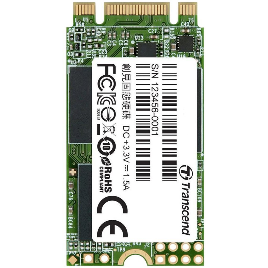 SSD TRANSCEND TS MTS420S (kapacitet 240 GB, sučelje M.2 SATA, format m.2 2242, brzina čitanja do 500 MB/s, brzina zapisivanja do 430 MB/s)-0