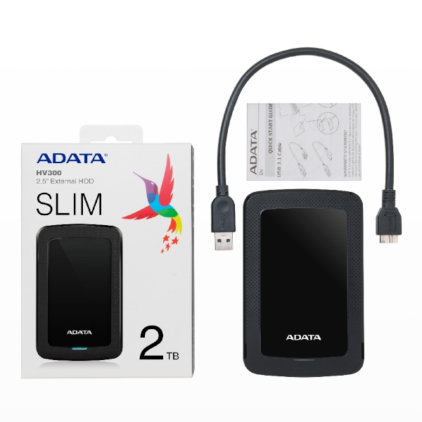 Vanjski tvrdi disk ADATA Classic HV300 2TB crna-0