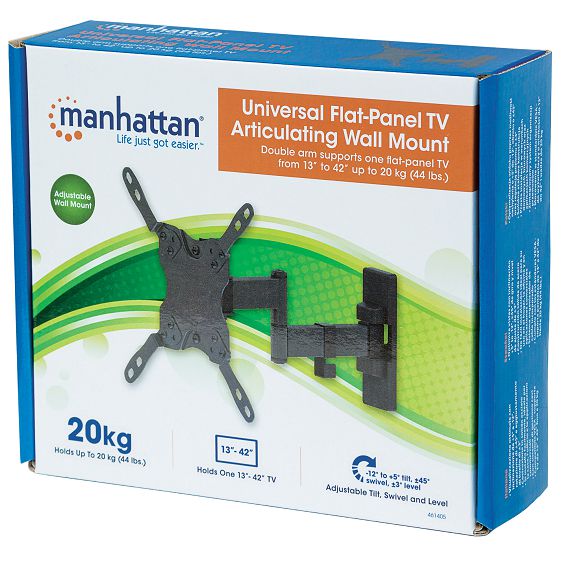 MANHATTAN Nosač za TV zidni 13" do 42", dvostruki pregib-5