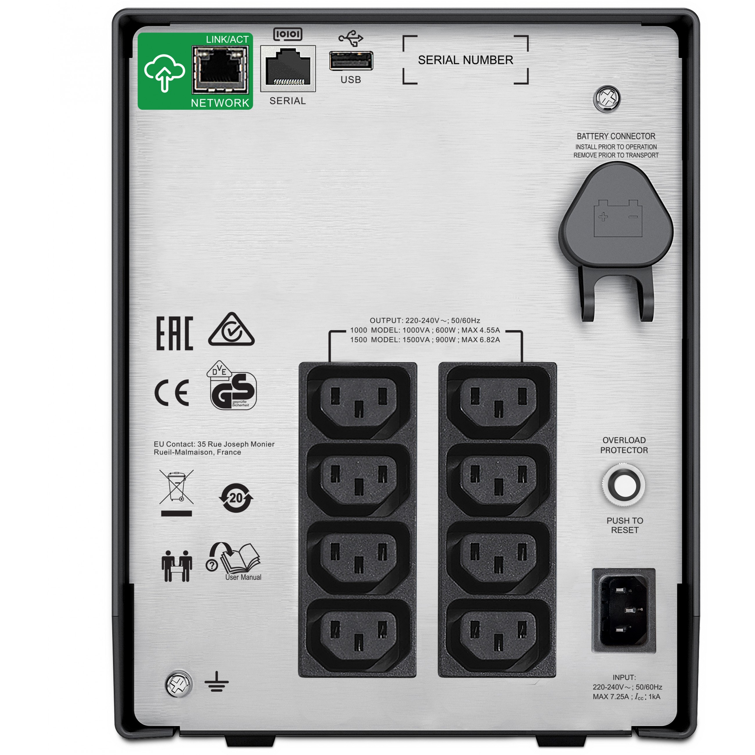 UPS APC Smart SMC1000IC 600W 1.0 kVA-2