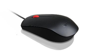 Miš LENOVO USB Essential (optički senzor, 2 tipke + scroll, USB, crna boja, 70 g)-0