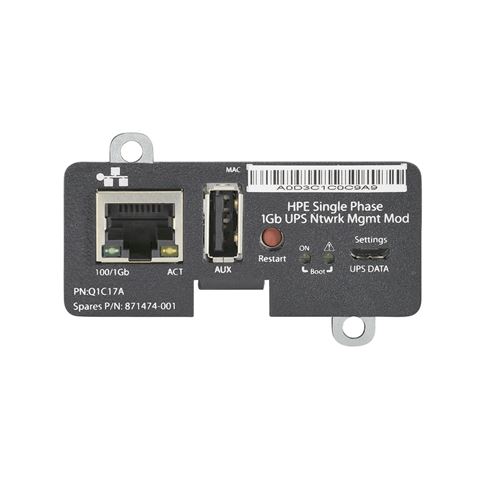 UPS HPE Single Phase 1Gb UPS Ntwrk Mgmt Mod (kompatibilno sa UPS R1500 G5, UPS R3000 G5)-0