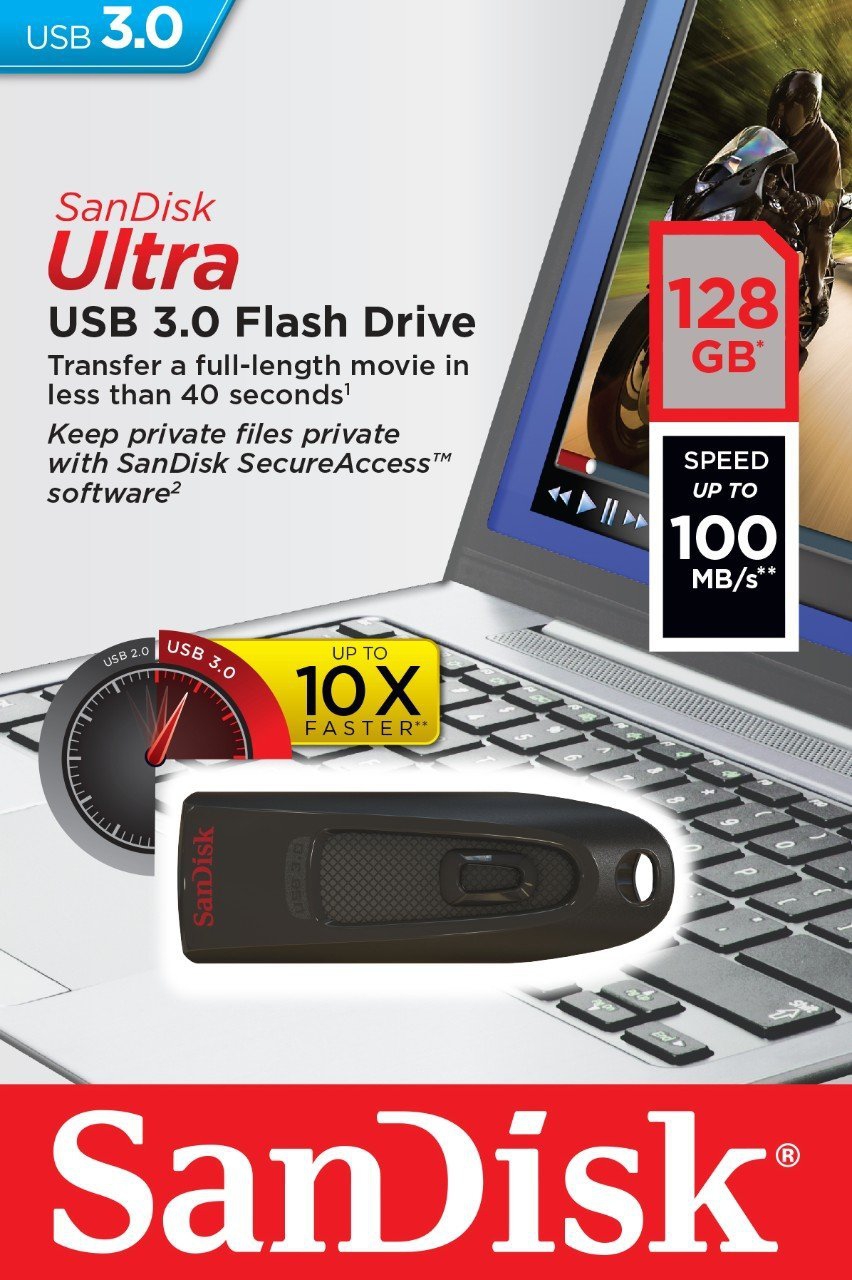 USB memorija Sandisk Ultra USB 3.0 crna 128GB-2