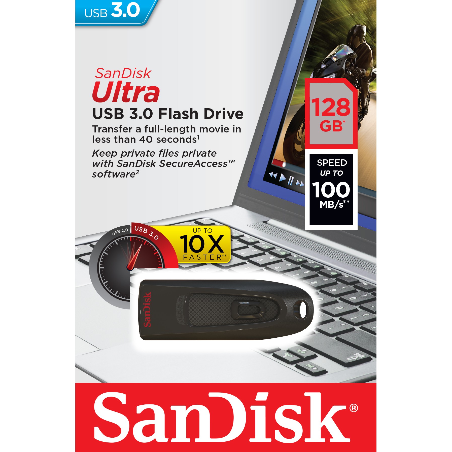 USB memorija Sandisk Ultra USB 3.0 crna 128GB-13