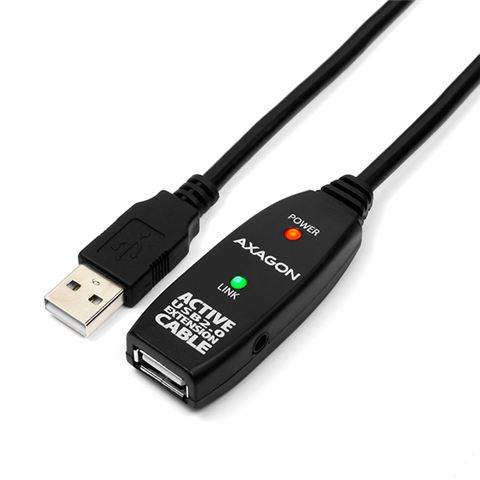 Kabel AXAGON ADR-210 USB2.0 Active Extension/Repeater 10m