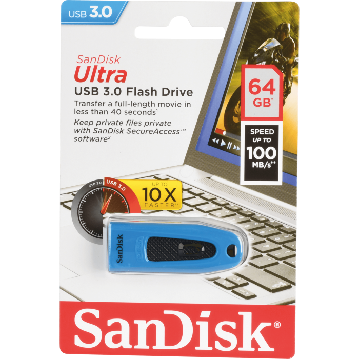 USB memorija Sandisk Ultra USB 3.0 Blue 64GB-3