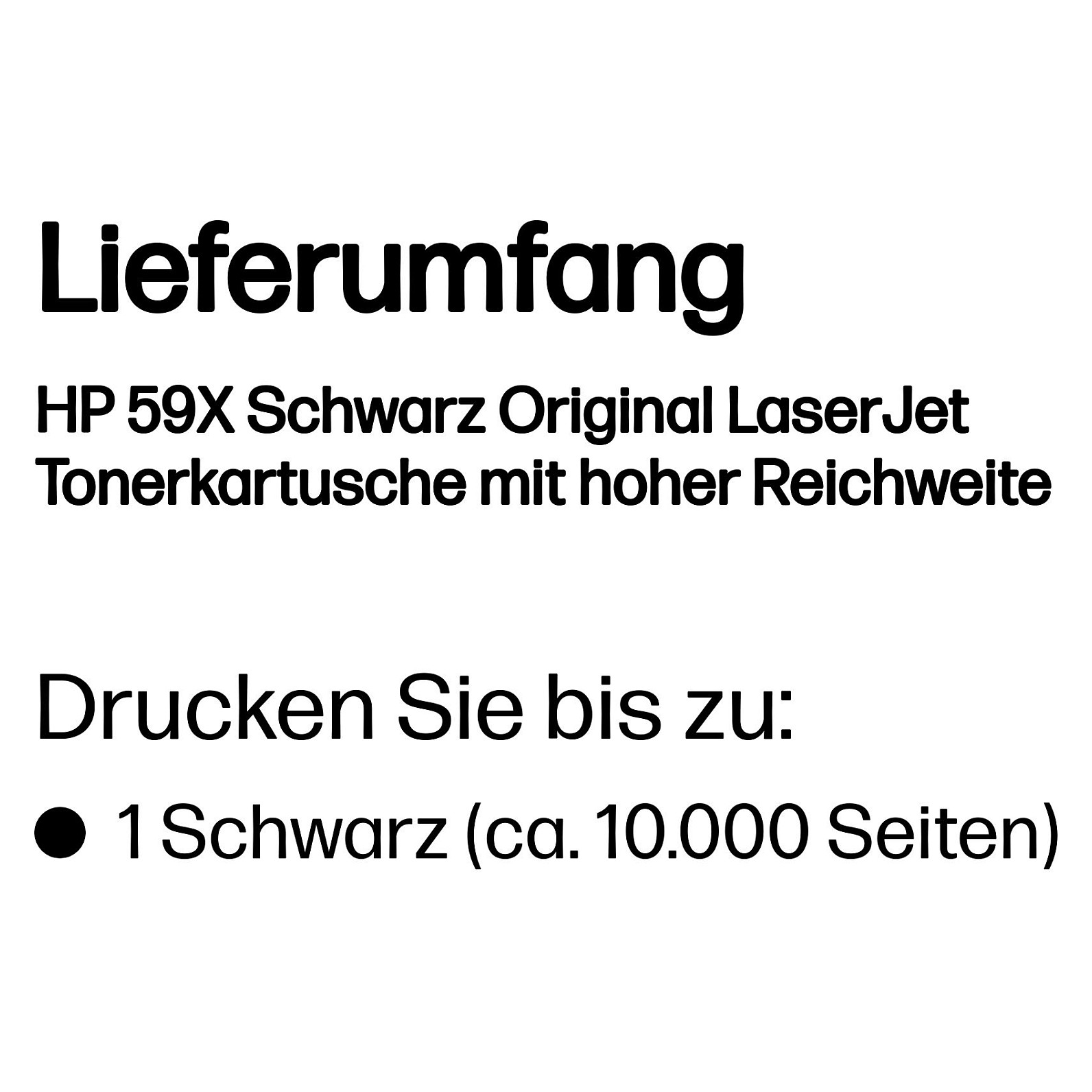 Toner HP CF259X 59X-3