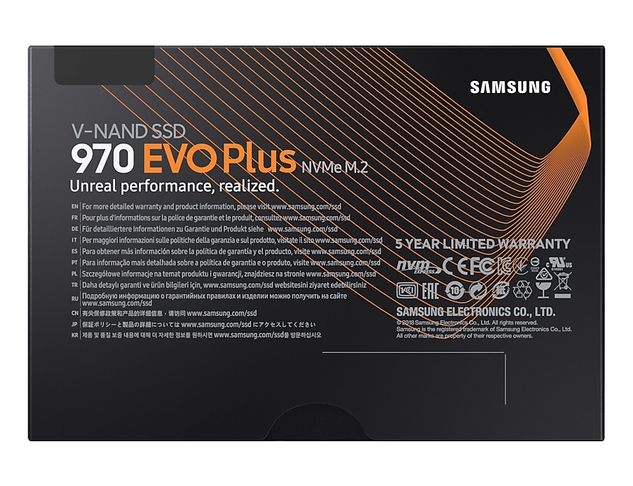 SSD disk SAMSUNG 970 Evo Plus, M.2 2280 PCIe, 1TB-5
