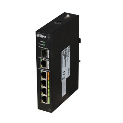 Prekidač DAHUA PFL2106-4ET-96 (industrial, 2 layer, unmanaged, 1-5 priključaka)-0
