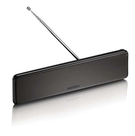 Antenna PHILIPS SDV5225/12 (unutarnja, pojačanje 38 dB, 1,8 m koaksijalni kabel, 3G/4G filter, DVB-T/T2 ready)-0