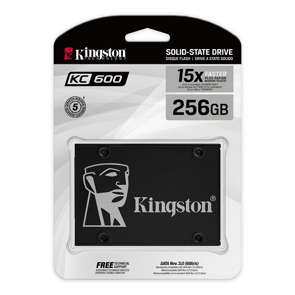 SSD 256GB KINGSTON KC600 2.5" SATA 3-3